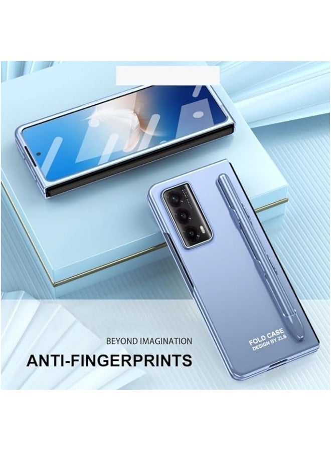 Compatible with Honor Magic V2 Phone Case, Ultra-thin Electroplated Case, High-definition Screen Protector + Case + Pen, All-inclusive Anti-drop Protection - Image 4